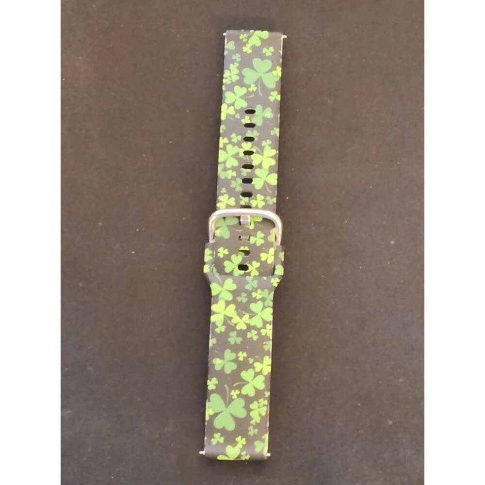 20mm Silicone Strap Shamrocks St. Patrick's Day Smartwatch